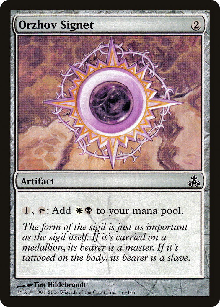 Orzhov Signet (155) Foil - Guildpact