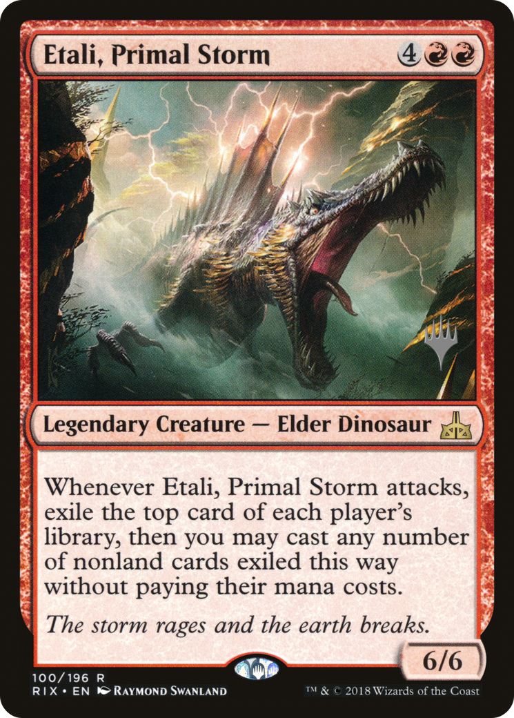 Etali, Primal Storm (100p) Foil - Rivals of Ixalan Promos