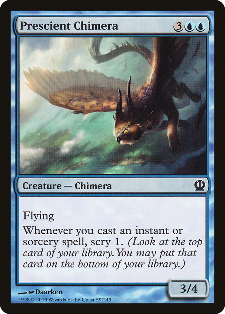 Prescient Chimera (059) Foil - Theros