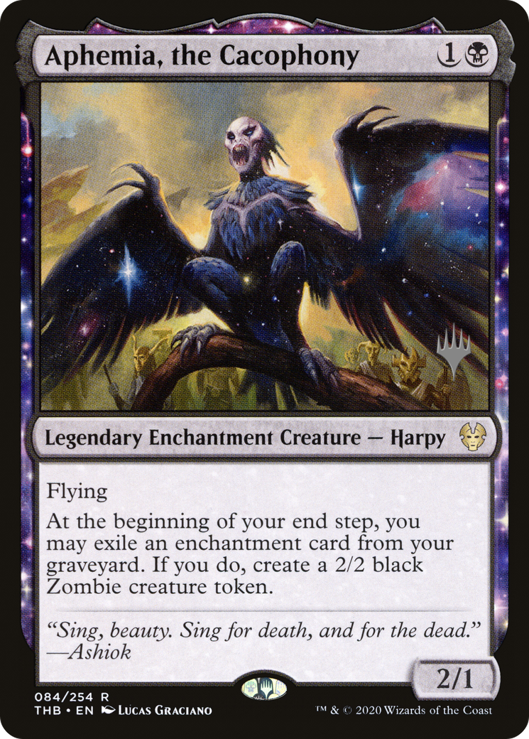 Aphemia, the Cacophony (84p) Foil - Theros Beyond Death Promos