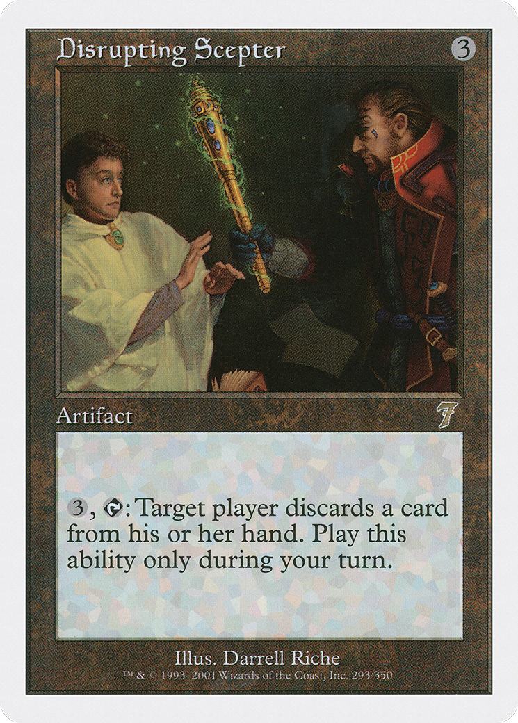 Disrupting Scepter (293) Foil - Seventh Edition