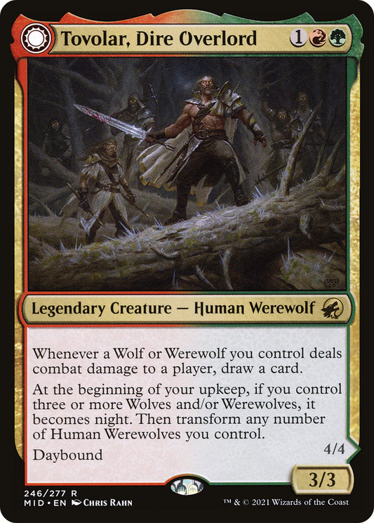 Tovolar, Dire Overlord // Tovolar, the Midnight Scourge (246) - Innistrad: Midnight Hunt