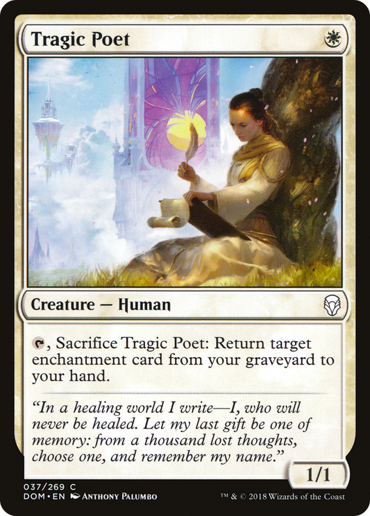 Tragic Poet [Dominaria] Foil