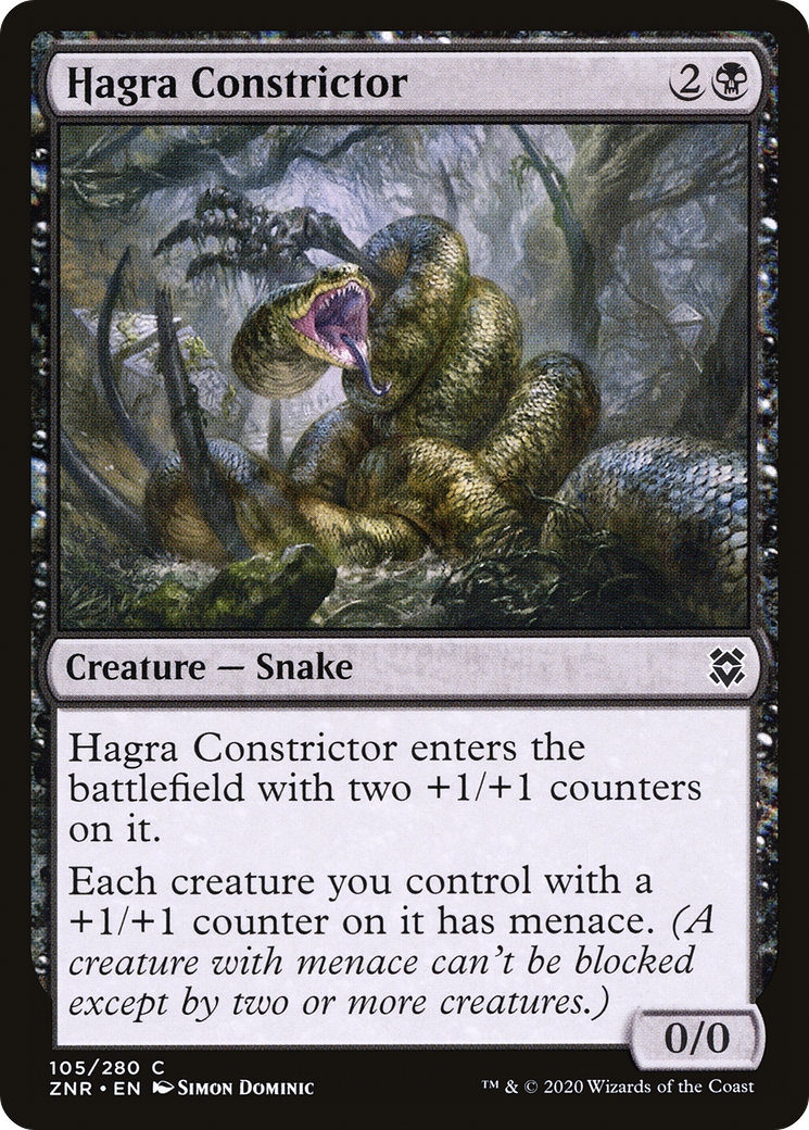 Hagra Constrictor (105) Foil - Zendikar Rising