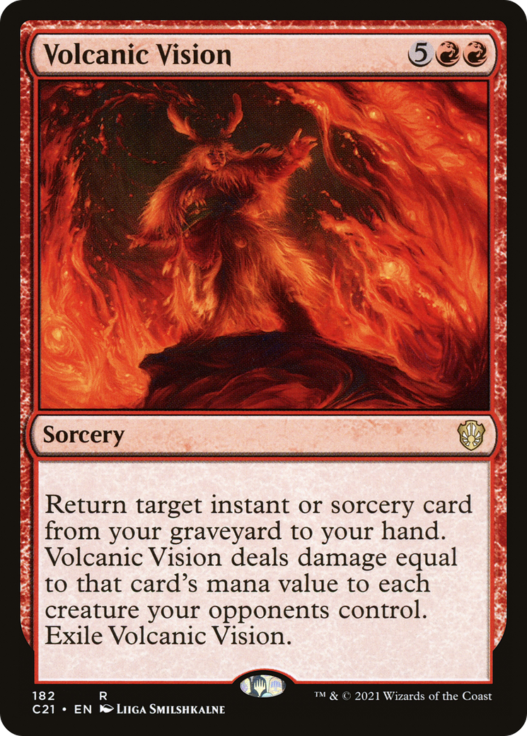 Volcanic Vision (182) - Commander 2021