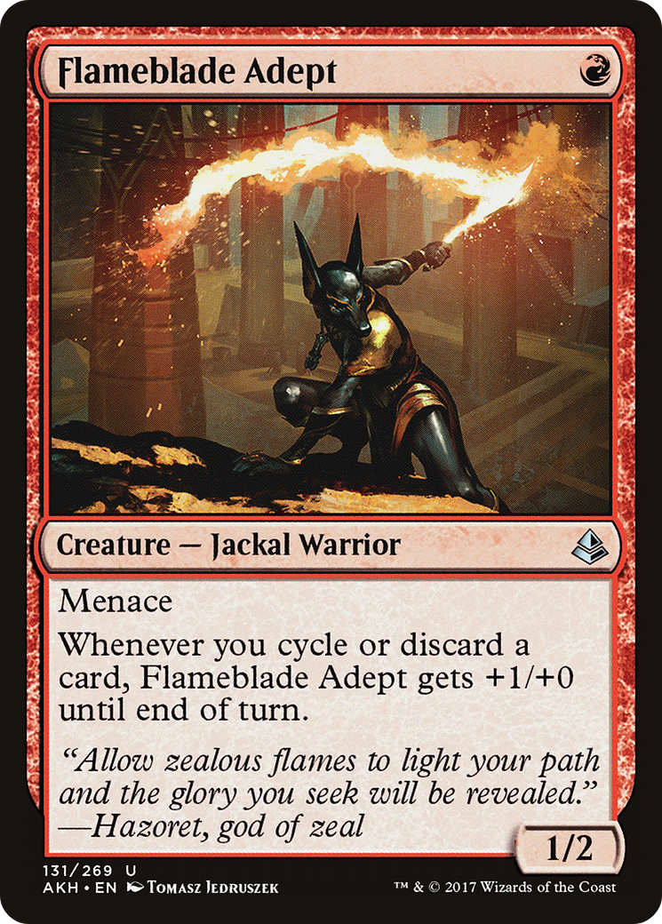 Flameblade Adept (131) Foil - Amonkhet