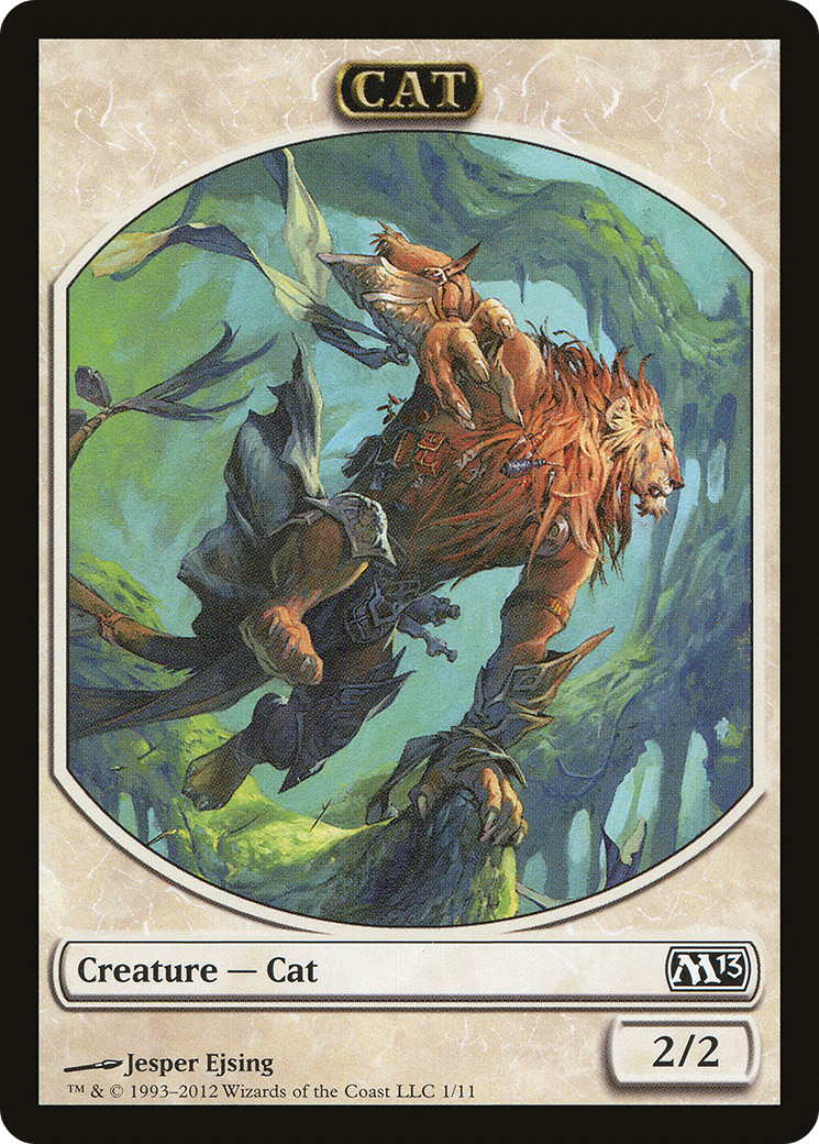 Cat (001) - Magic 2013 Tokens