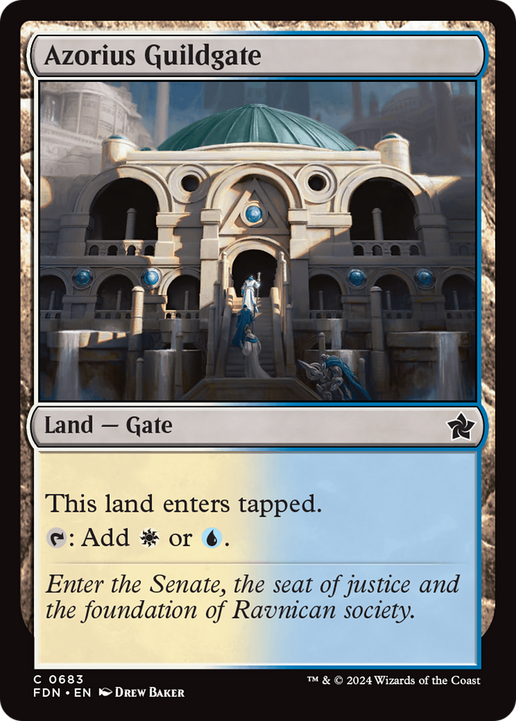 Azorius Guildgate (683) - Foundations