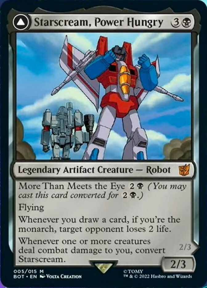 Starscream, Power Hungry (005) Foil - Transformers