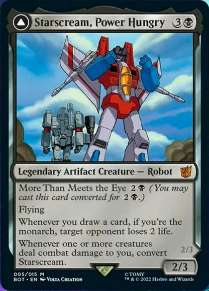 Starscream, Power Hungry (005) Foil - Transformers