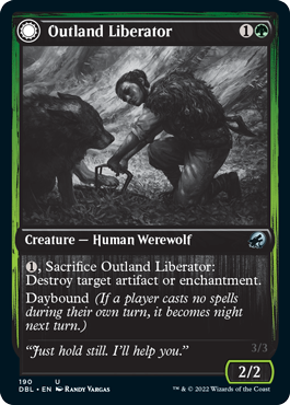 Outland Liberator (190) Foil - Innistrad: Double Feature