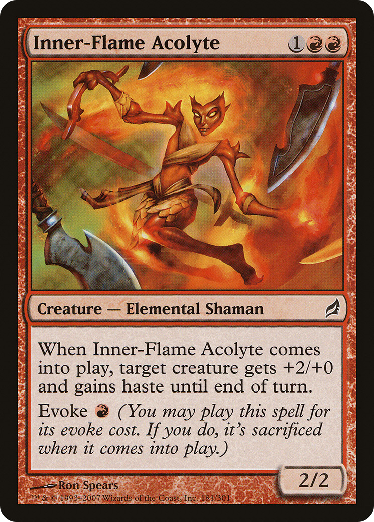 Inner-Flame Acolyte (181) Foil - Lorwyn