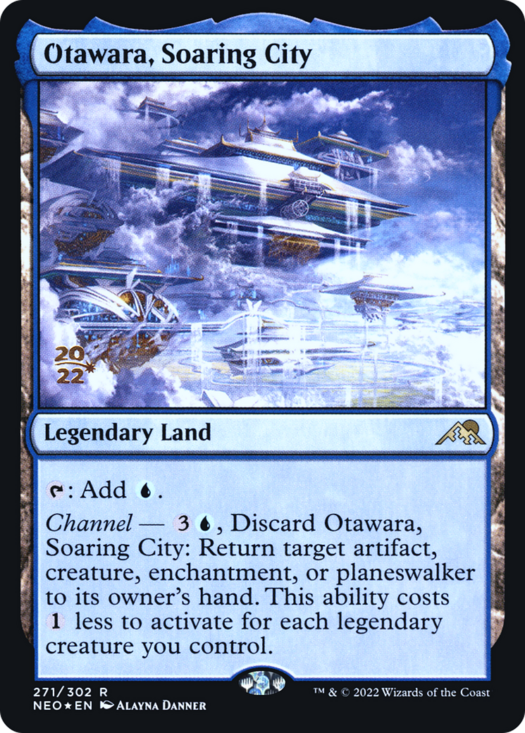 Otawara, Soaring City (271) Foil - Kamigawa: Neon Dynasty Promos