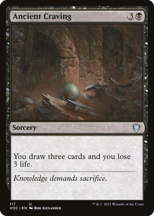Ancient Craving (117) - Crimson Vow Commander