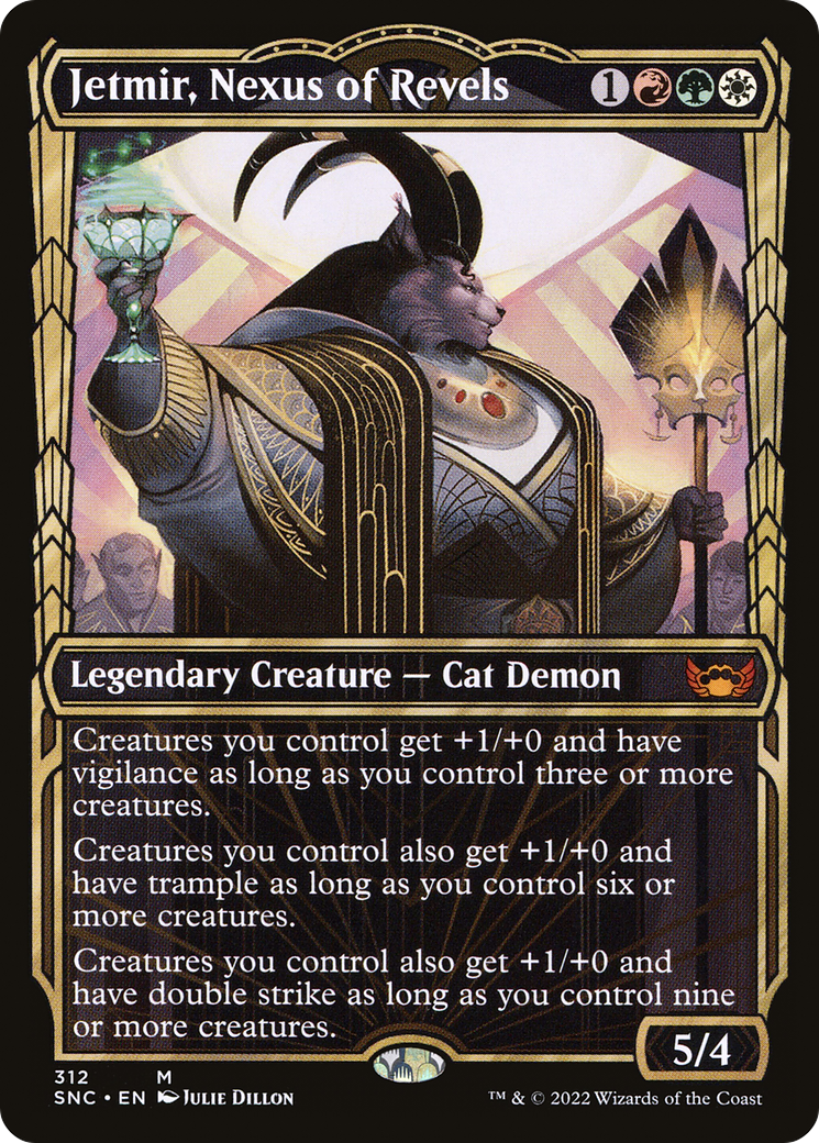 Jetmir, Nexus of Revels (Showcase Golden Age) [Streets of New Capenna] Foil