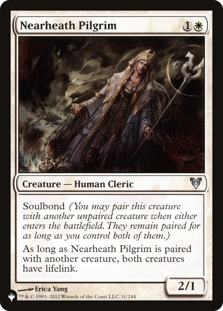 Nearheath Pilgrim (AVR-31) - The List