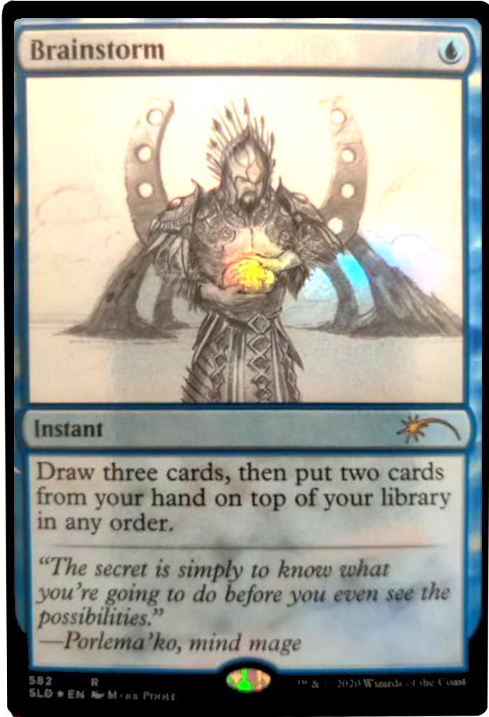 Brainstorm (Sketch) [Secret Lair Drop Promos] | Silver Goblin