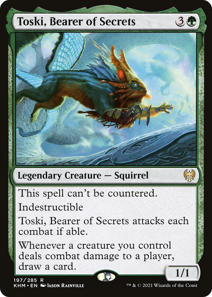 Toski, Bearer of Secrets (197) Foil - Kaldheim