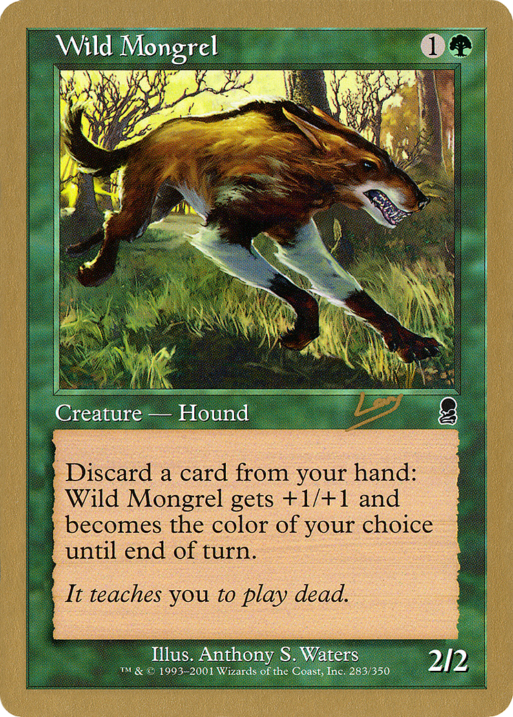 Wild Mongrel - 2002 Raphael Levy (ODY) (Retro) - World Championship Decks 2002