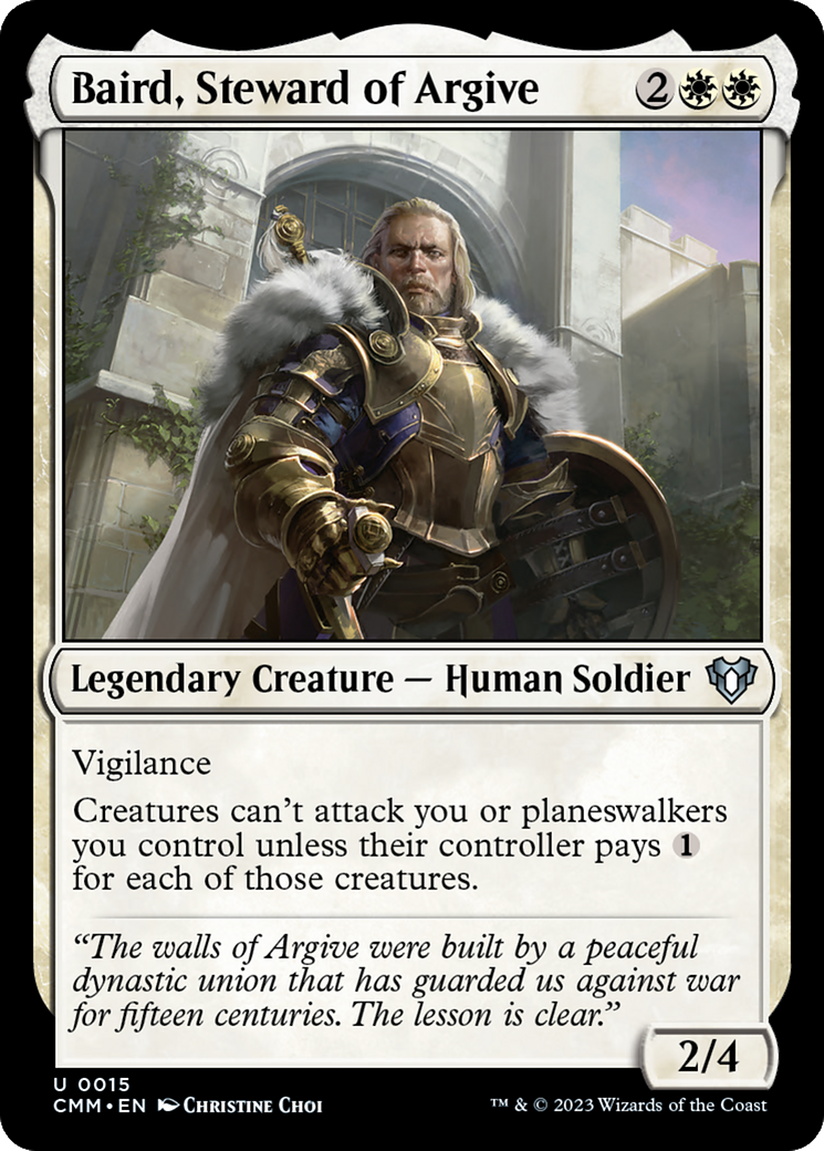 Baird, Steward of Argive [Commander Masters] | Silver Goblin