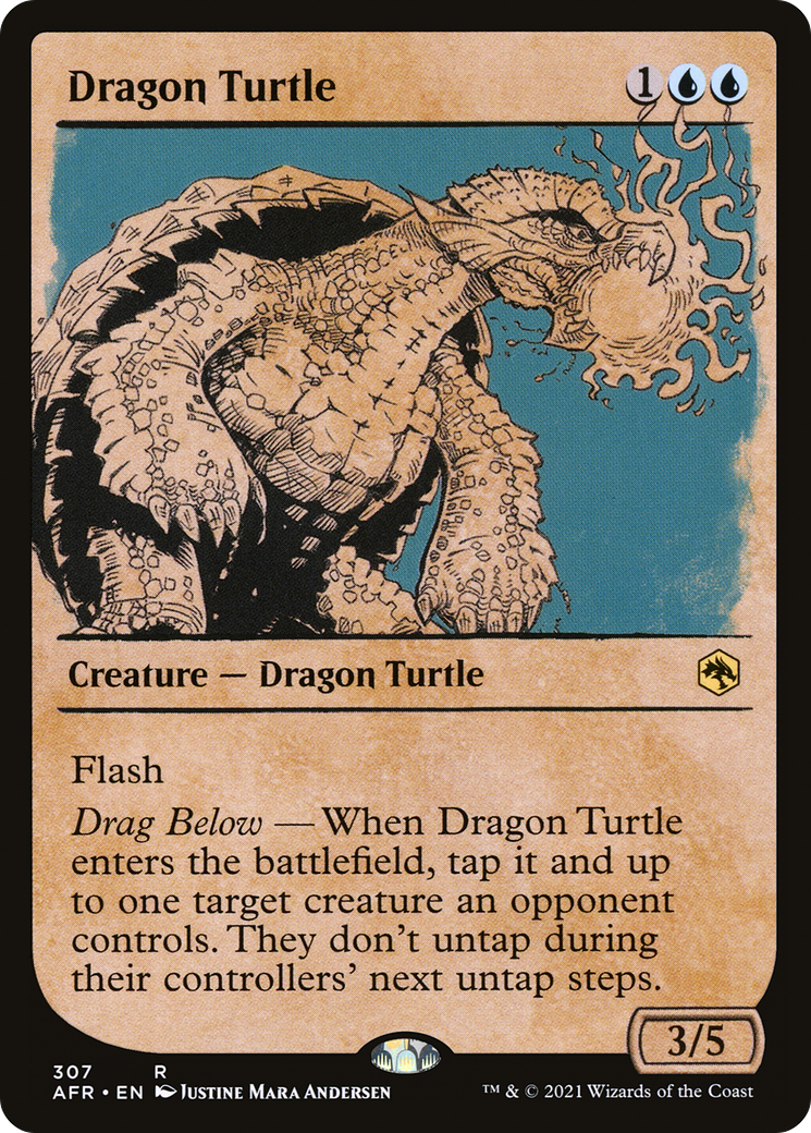 Dragon Turtle (Showcase) (307) Foil - Adventures in the Forgotten Realms