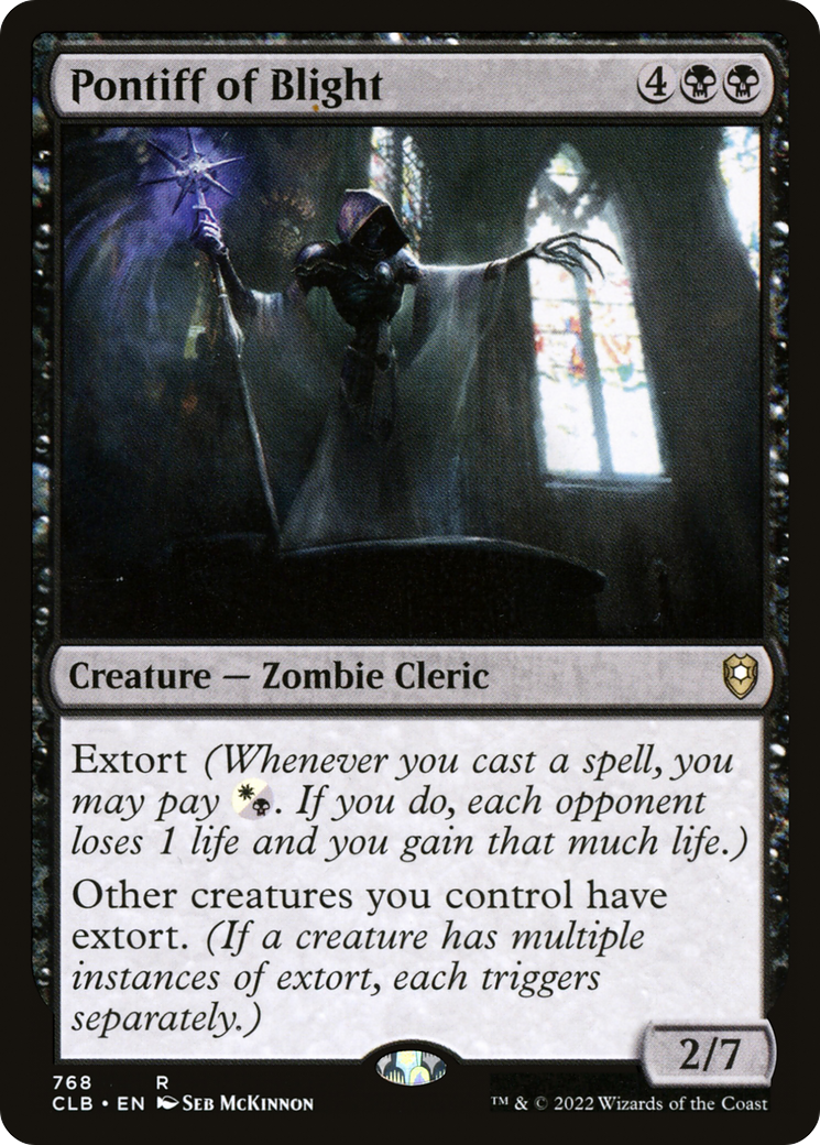 Pontiff of Blight (768) - Commander Legends: Battle for Baldur's Gate