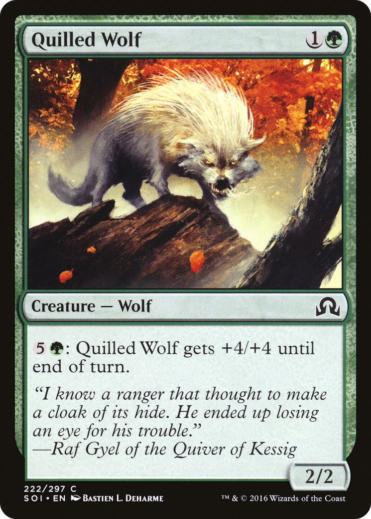 Quilled Wolf (222) - Shadows over Innistrad