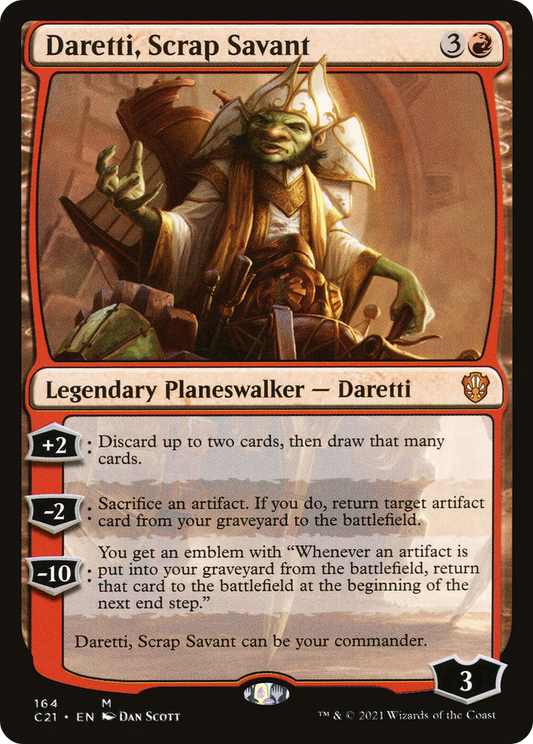 Daretti, Scrap Savant (164) - Commander 2021