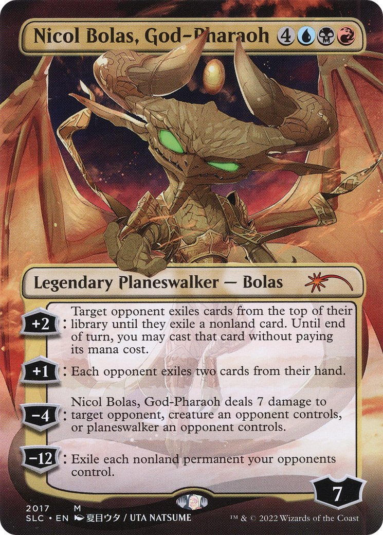 Nicol Bolas, God-Pharaoh (2017) Foil - Secret Lair Countdown Kit