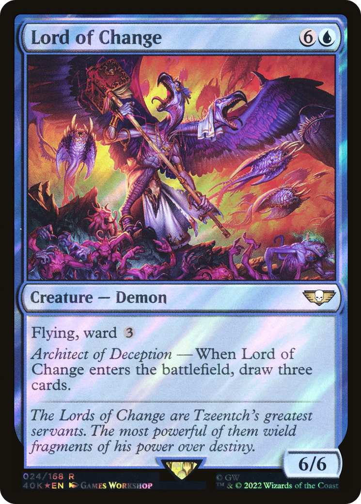 Lord of Change (024) Surge Foil - Warhammer 40,000 Commander