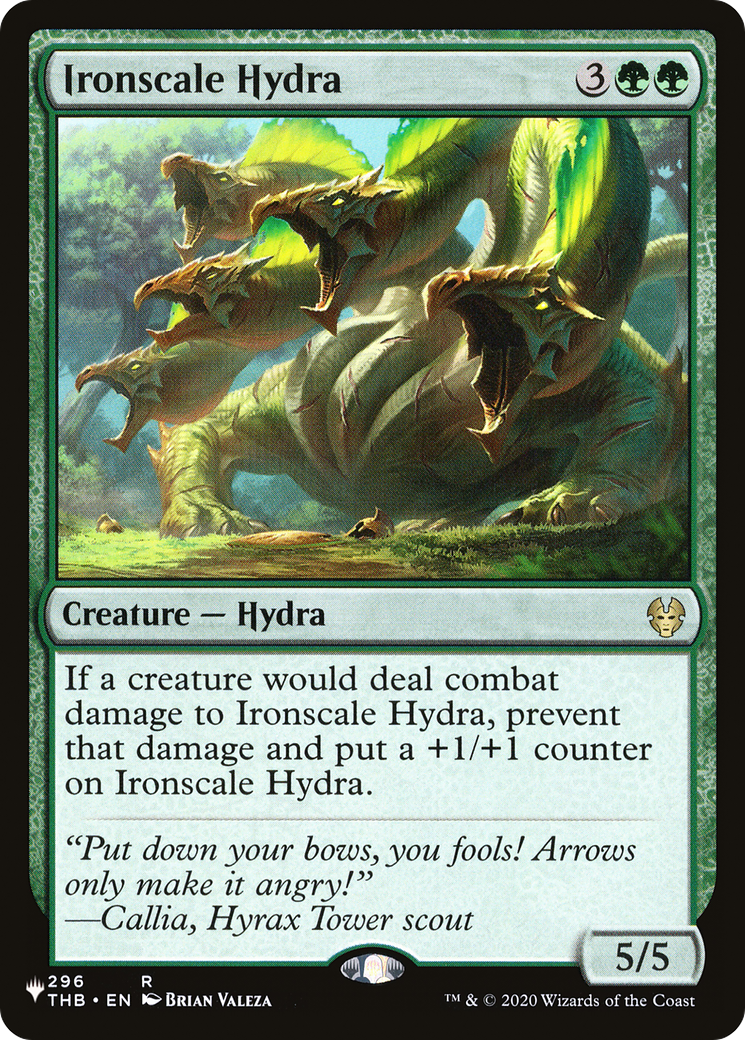 Ironscale Hydra (THB-296) - The List