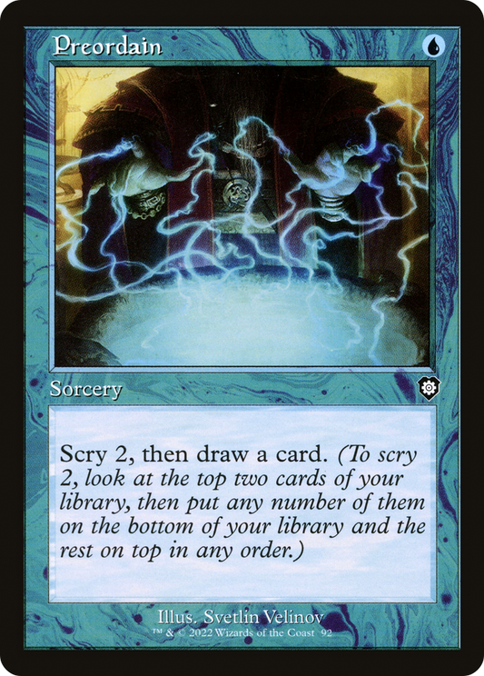Preordain (Retro) (092) - The Brothers' War Commander