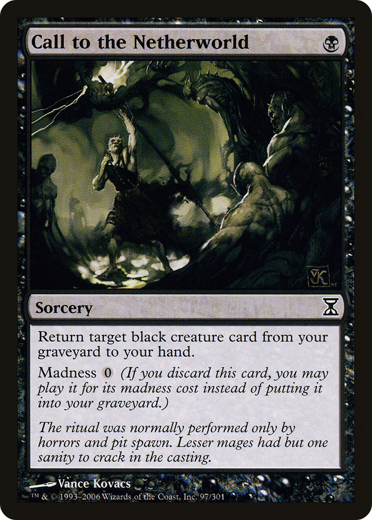 Call to the Netherworld [Time Spiral] Foil