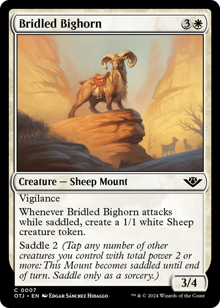 Bridled Bighorn (007) - Outlaws of Thunder Junction