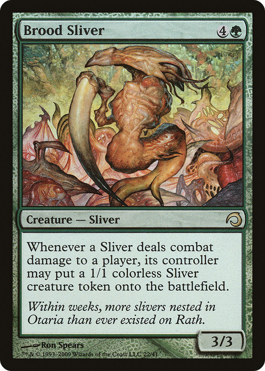 Brood Sliver (022) Foil - Premium Deck Series: Slivers