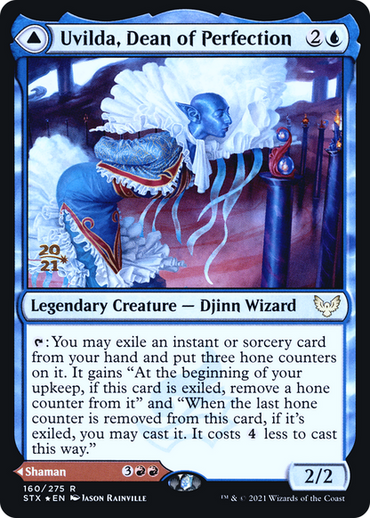 Uvilda, Dean of Perfection (160) Foil - Strixhaven: School of Mages Promos