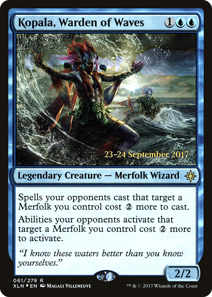 Kopala, Warden of Waves (61s) Foil - Ixalan Promos