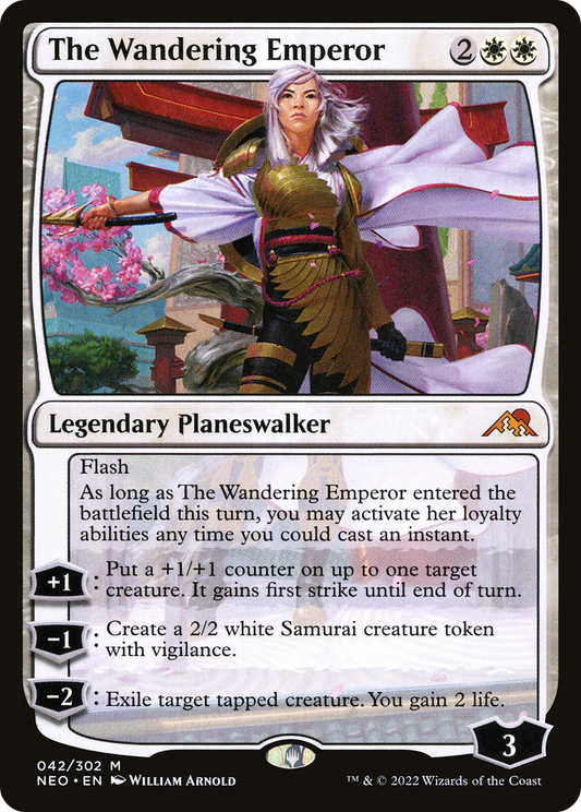 The Wandering Emperor [Kamigawa: Neon Dynasty] Foil