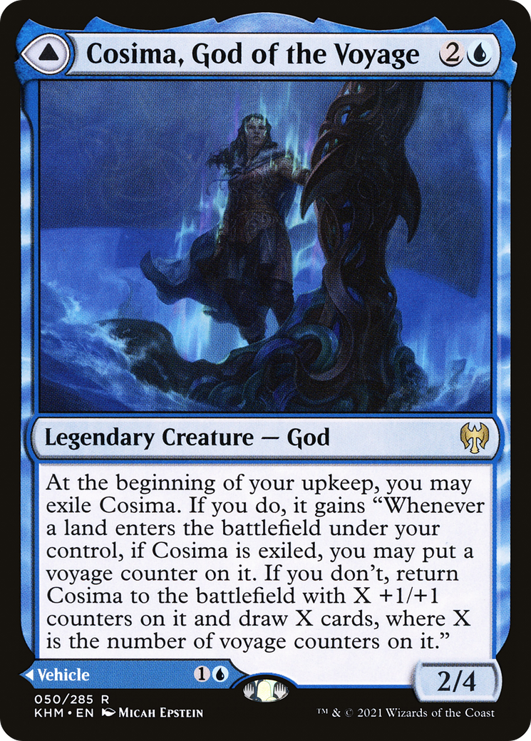 Cosima, God of the Voyage // The Omenkeel (050) Foil - Kaldheim