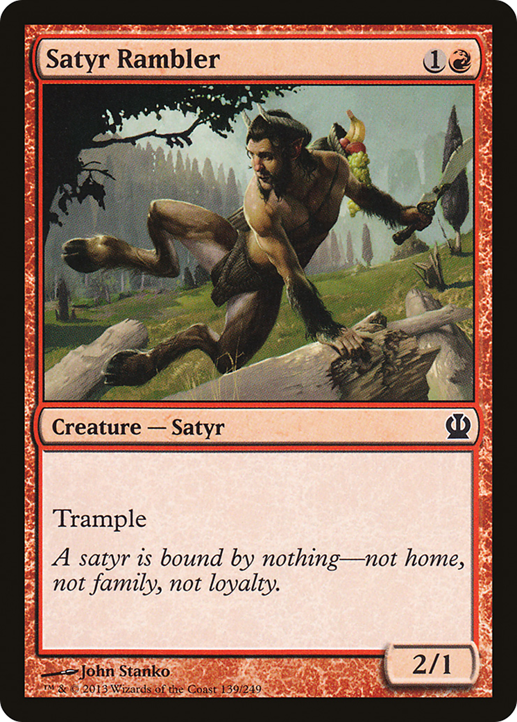Satyr Rambler (139) - Theros