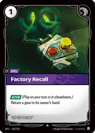 Factory Recall (135) Foil - Spiritforged