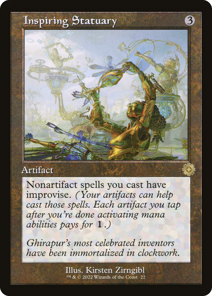 Inspiring Statuary (Retro) (022) Foil - The Brothers' War Retro Artifacts