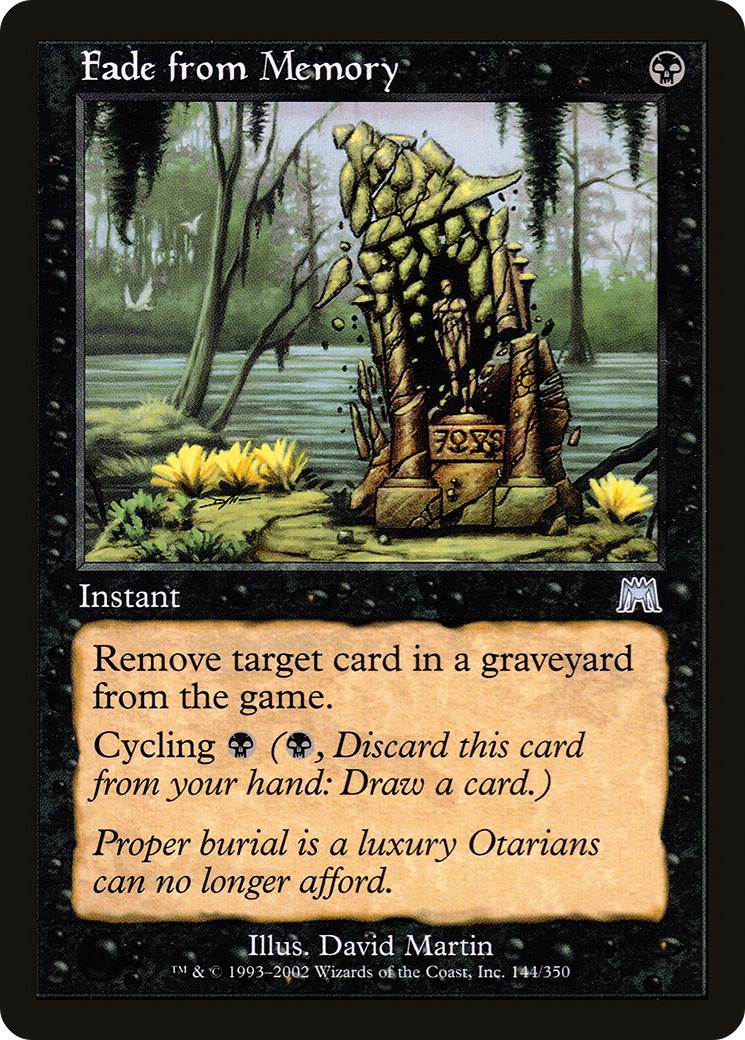 Fade from Memory (144) Foil - Onslaught