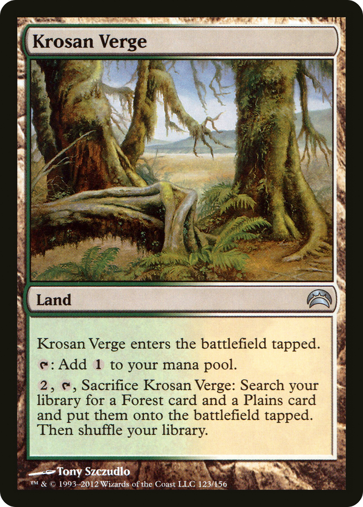 Krosan Verge (123) Foil - Planechase 2012