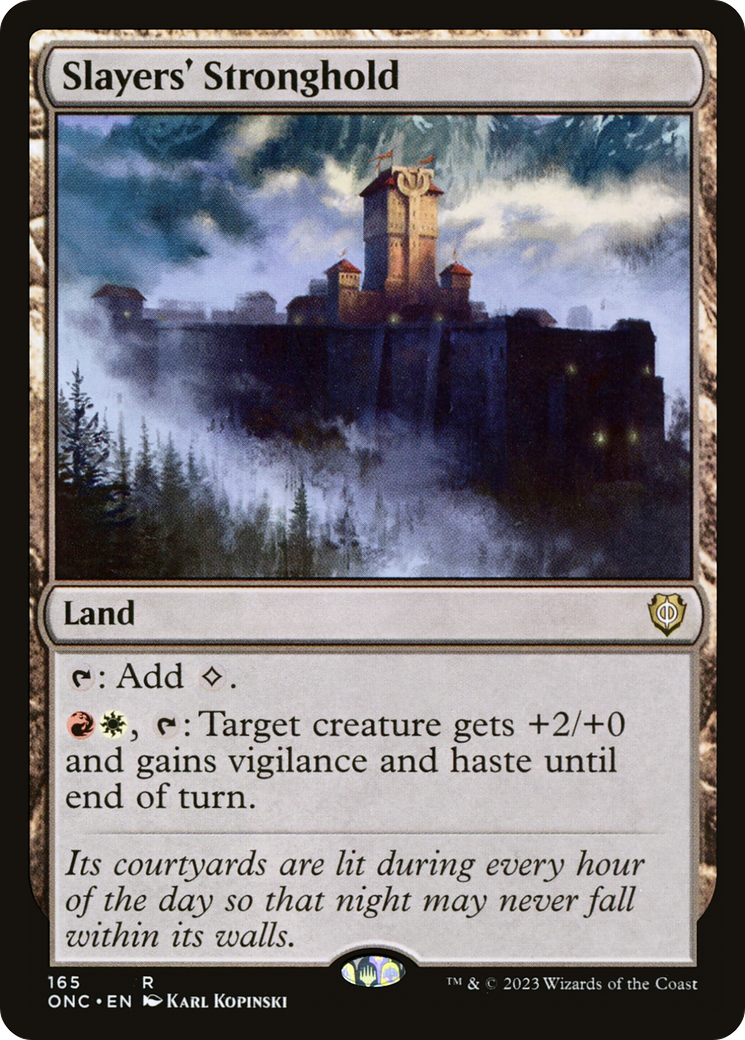 Slayers' Stronghold [Phyrexia: All Will Be One Commander] | Silver Goblin