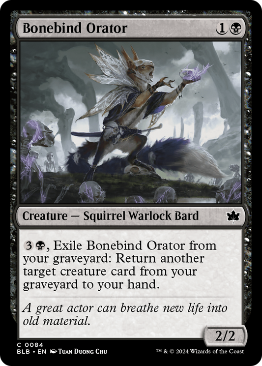 Bonebind Orator [Bloomburrow] Foil