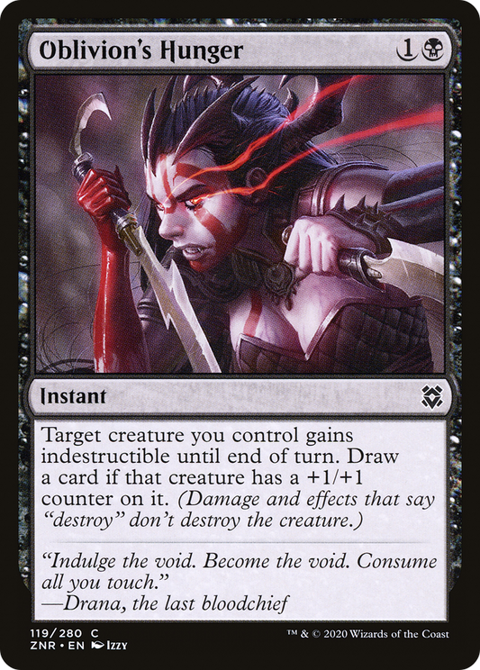 Oblivion's Hunger (119) - Zendikar Rising
