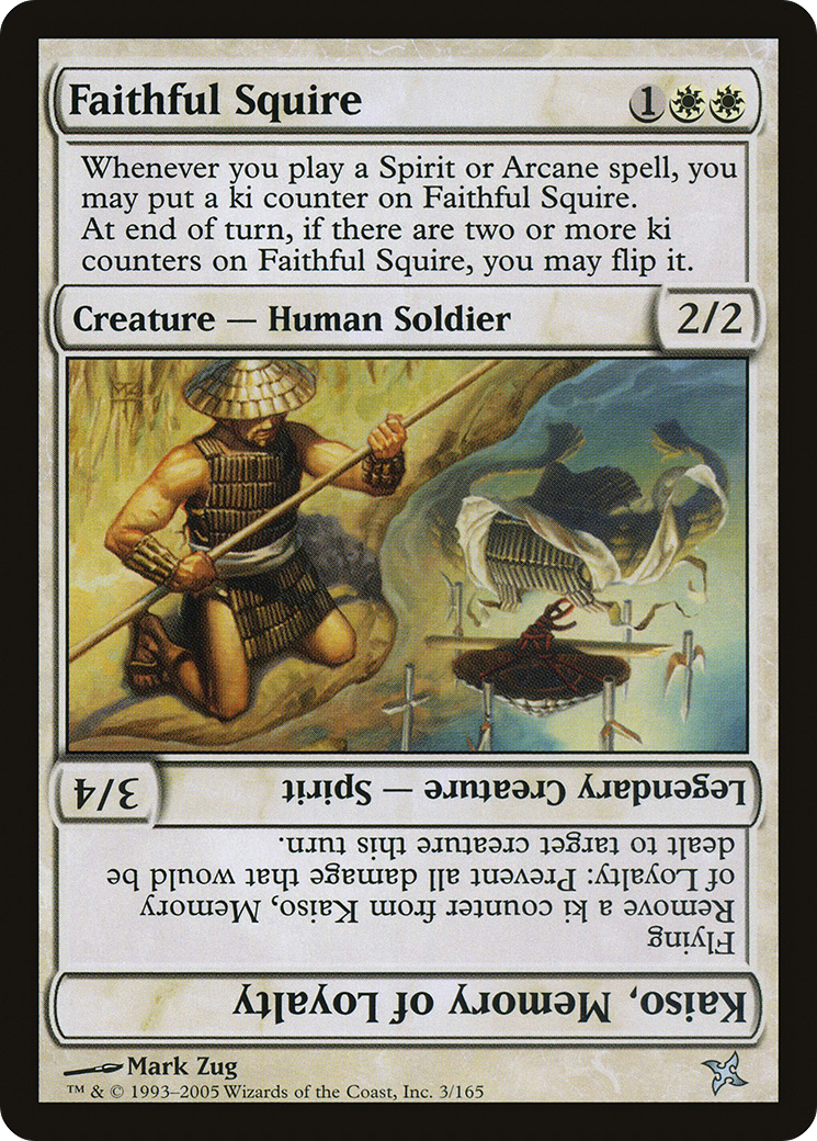 Faithful Squire (003) Foil - Betrayers of Kamigawa