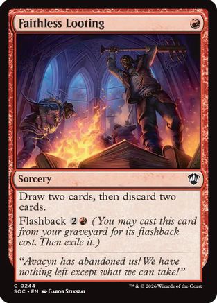 Faithless Looting (244) - Commander: Secrets of Strixhaven