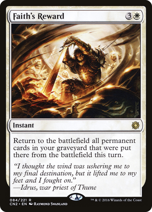 Faith's Reward (084) Foil - Conspiracy: Take the Crown